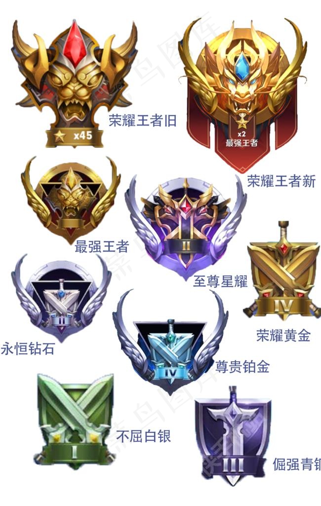 段位图片psd模版下载