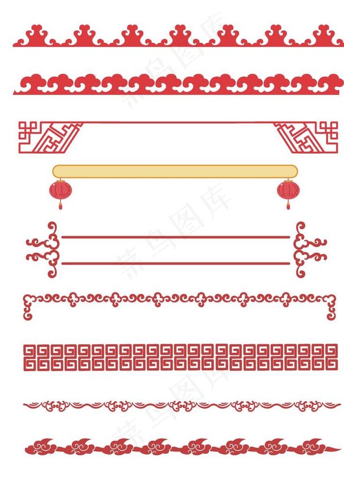 传统边框花边图片