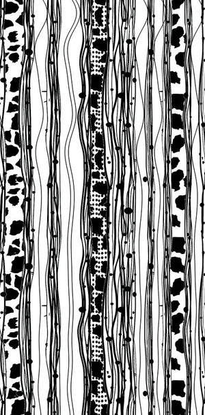 地毯印花几何图黑白波浪花图片