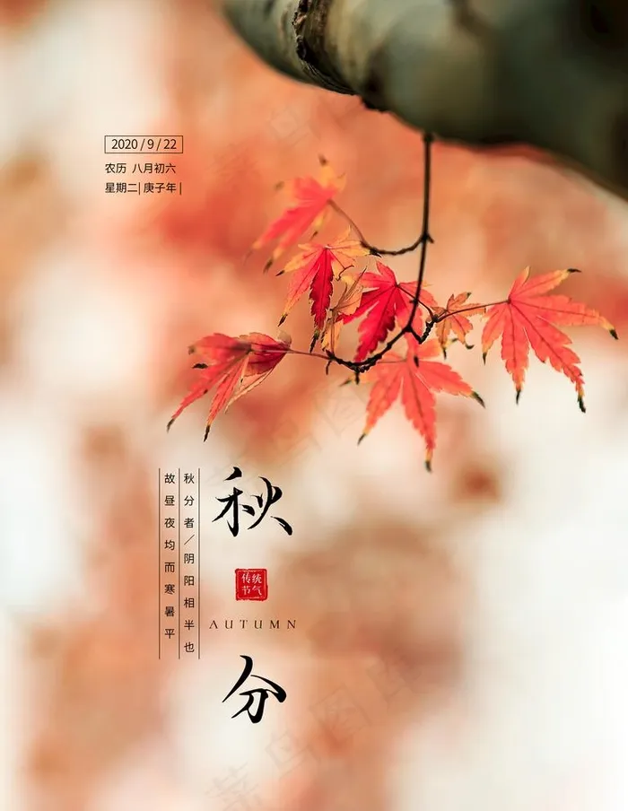 秋分图片(3543X4724(DPI:150))psd模版下载
