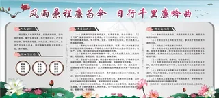 廉政展板图片