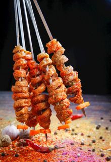 烤面筋图片 烤面筋图片