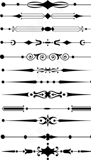 复古边框线条图片