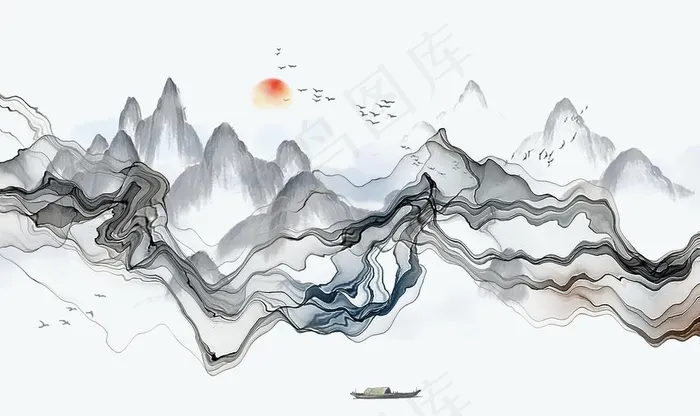 装饰画图片(9071X5669(DPI:72))psd模版下载