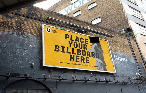 户外广告样机图片