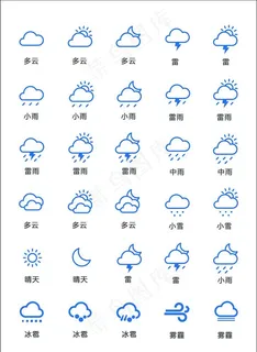 天气图标图片