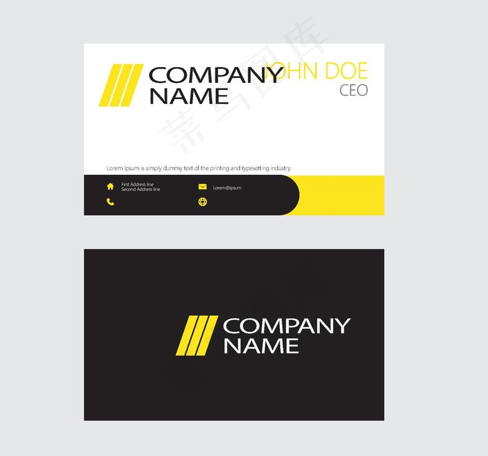 高档名片模板图片