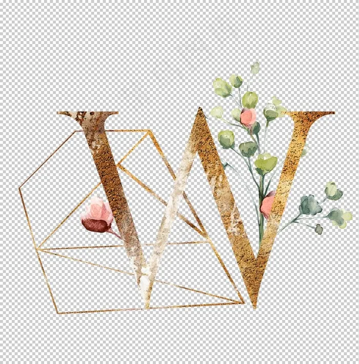 字母W图片