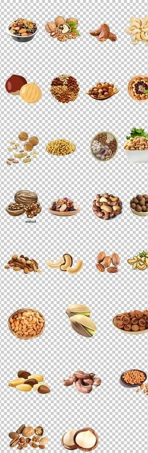 坚果干果美食休闲小零食实物坚果图片