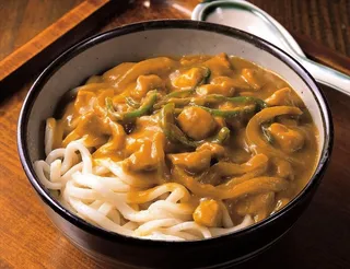 咖喱乌冬面图片