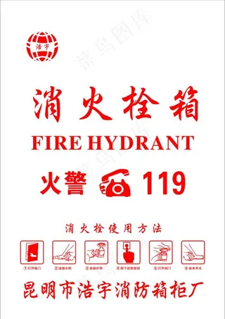 消火栓箱使用方法图片