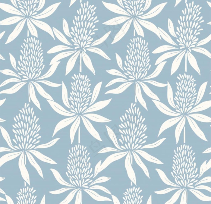 小清新花纹背景底纹图片