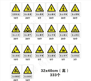 安全警示标识牌图片