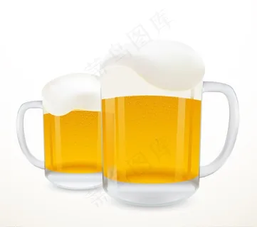2扎溢出泡沫的啤酒模板源文件宣图片 2扎溢出泡沫的啤酒模板源文件宣图片