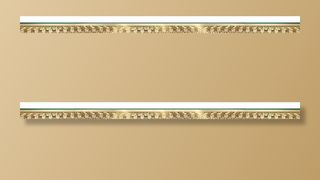 新中式国潮金属立体边框屋檐图片