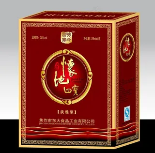 怀地四宝保健酒（展开图）图片