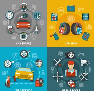 矢量汽车维修图片