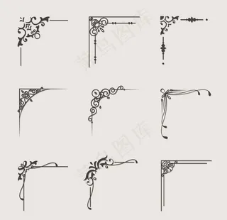 欧式花纹边框图片