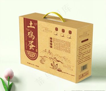 土鸡蛋包装图片