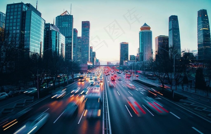 车流景图片