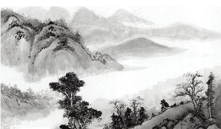 水墨山水图片