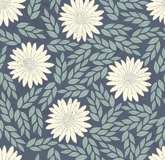 手绘鲜花纹理背景图片