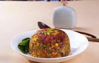 腊肠炒饭图片