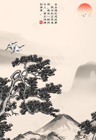 中国风装饰画图片