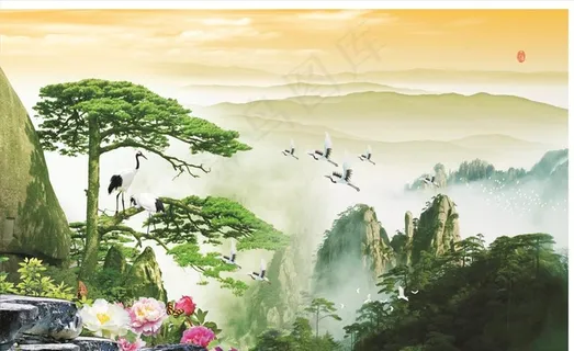 黄山迎客松图片 黄山迎客松图片