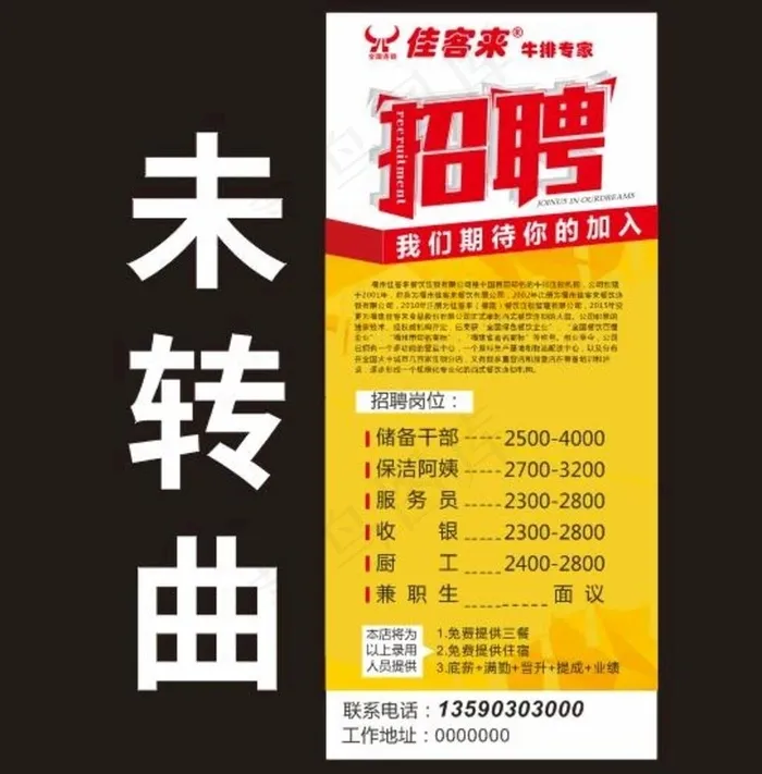 招聘图片cdr矢量模版下载