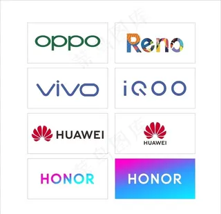 oppo华为vivo logo图片
