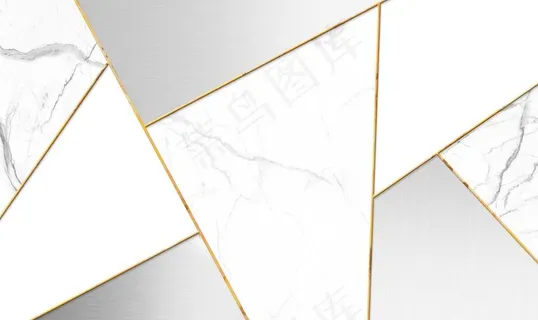 几何黑白大理石背景墙图片