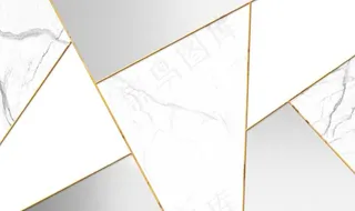 几何黑白大理石背景墙图片