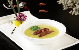 小米扒海参图片