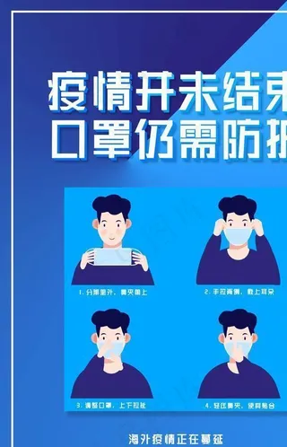 防疫戴口罩图片
