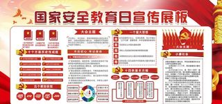 国家安全教育日宣传栏图片