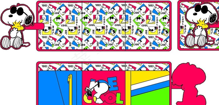 snoopy 史努比 卡通动漫图片cdr矢量模版下载