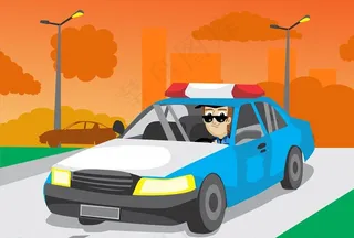 警车图片
