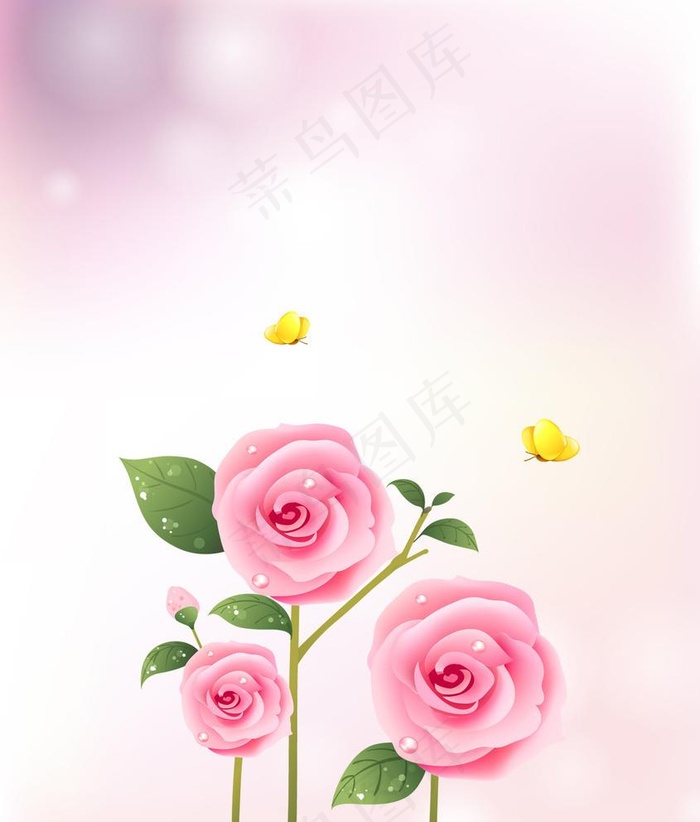 玫瑰移门图片