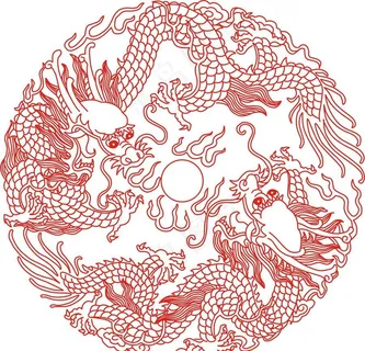二龙戏珠图片 二龙戏珠图片