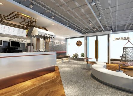 茶饮店设计图片