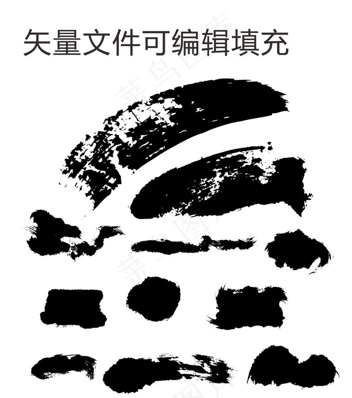 笔刷图片cdr矢量模版下载
