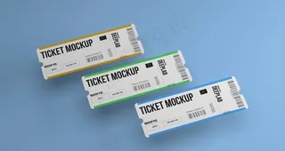 门票样机图片