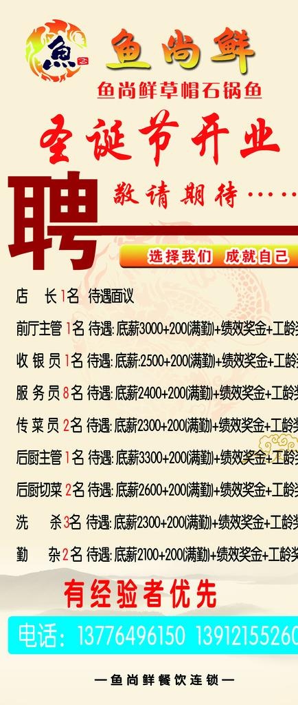 招聘展架图片(2583X5669(DPI:80))psd模版下载