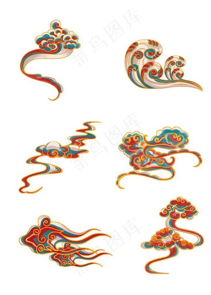 祥云图片psd模版下载