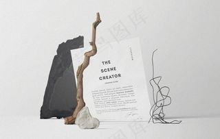 包装场景样机图片