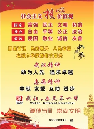 *核心价值观中国梦图片