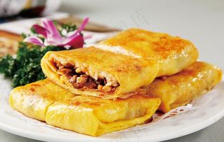 三鲜煎豆皮图片