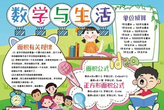 数学小报图片