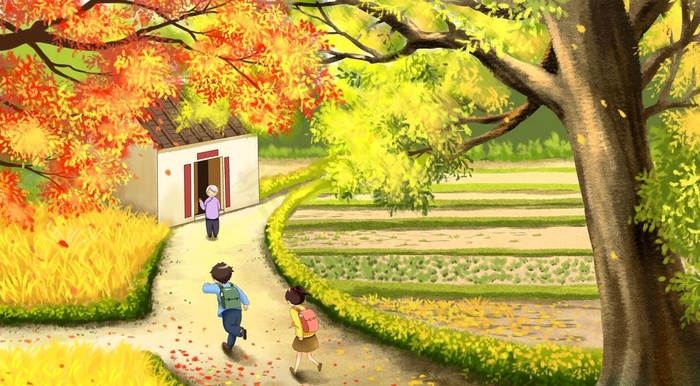 秋天插画图片(4251X2480(DPI:300))psd模版下载